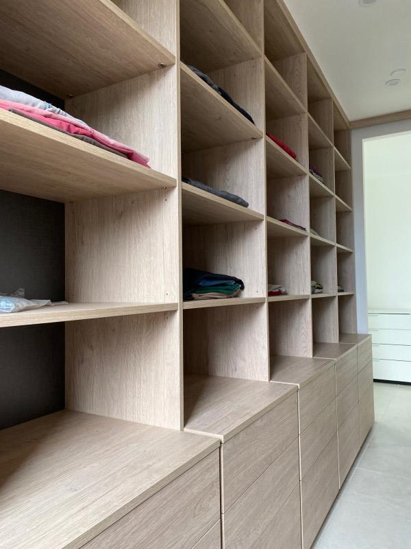 Agencement dressing et espaces de rangement à Saint-Malo