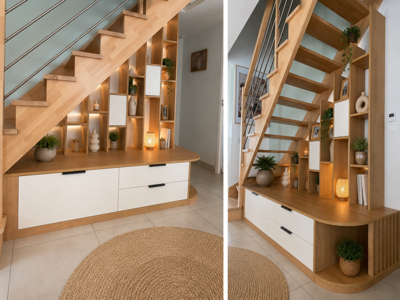 Agencement dressing et espaces de rangement à Saint-Malo