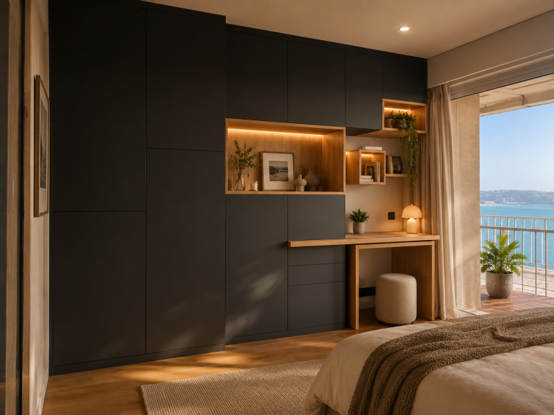 Agencement dressing et espaces de rangement à Saint-Malo